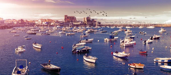 Piękna panorama panoramy panoramy w Hiszpanii. — Zdjęcie stockowe