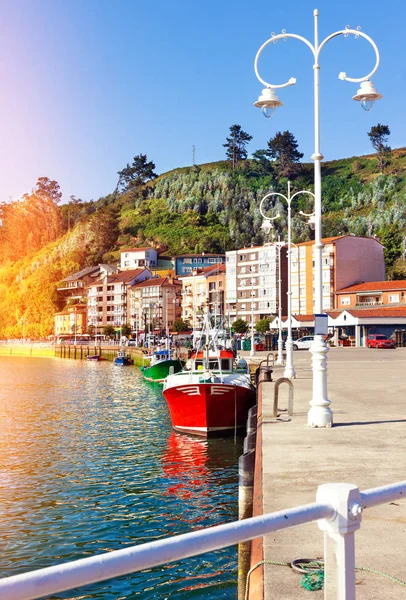 Fiskebyn Asturien, Spanien. — Stockfoto