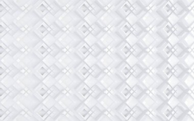 Beyaz soyut arkaplan 3D illüstrasyon