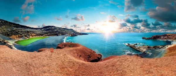 Wyspa Kanaryjska i hiszpańska plaża — Zdjęcie stockowe