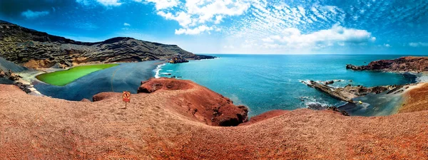 Kanarische Insel und spanischer Strand — Stockfoto