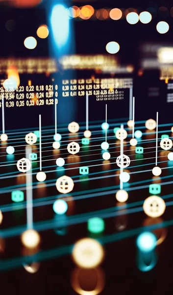 Data Volume Analysis Computer Science Industry Illustration Data Structure Information — 스톡 사진