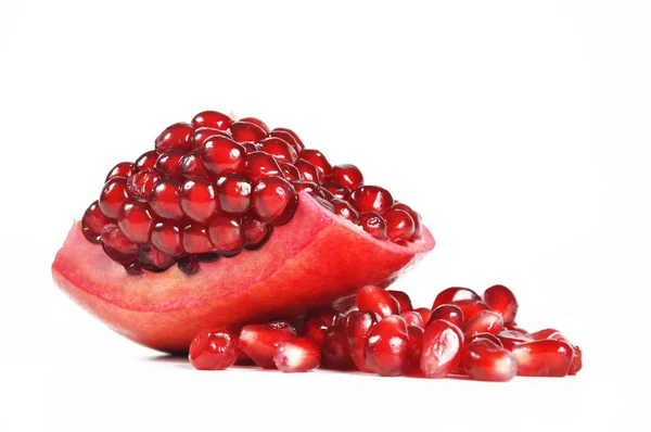 Pomegranate isolated on white — Stock Photo, Image