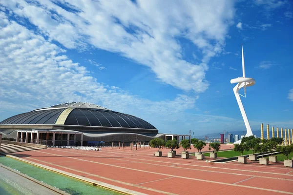 Barcelona, İspanya, 16 Eylül 2015: Olimpik Parkı