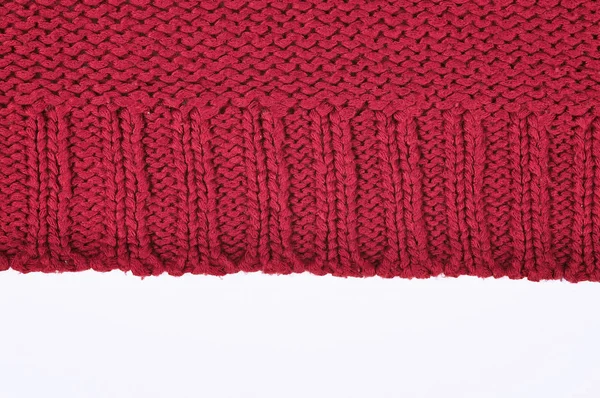 Бордовий трикотажні светри крупним планом — стокове фото