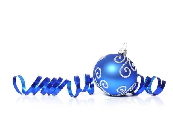 Blue christmas decoration — Stock Photo, Image