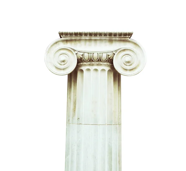 Antike Säule im dorischen Stil — Stockfoto