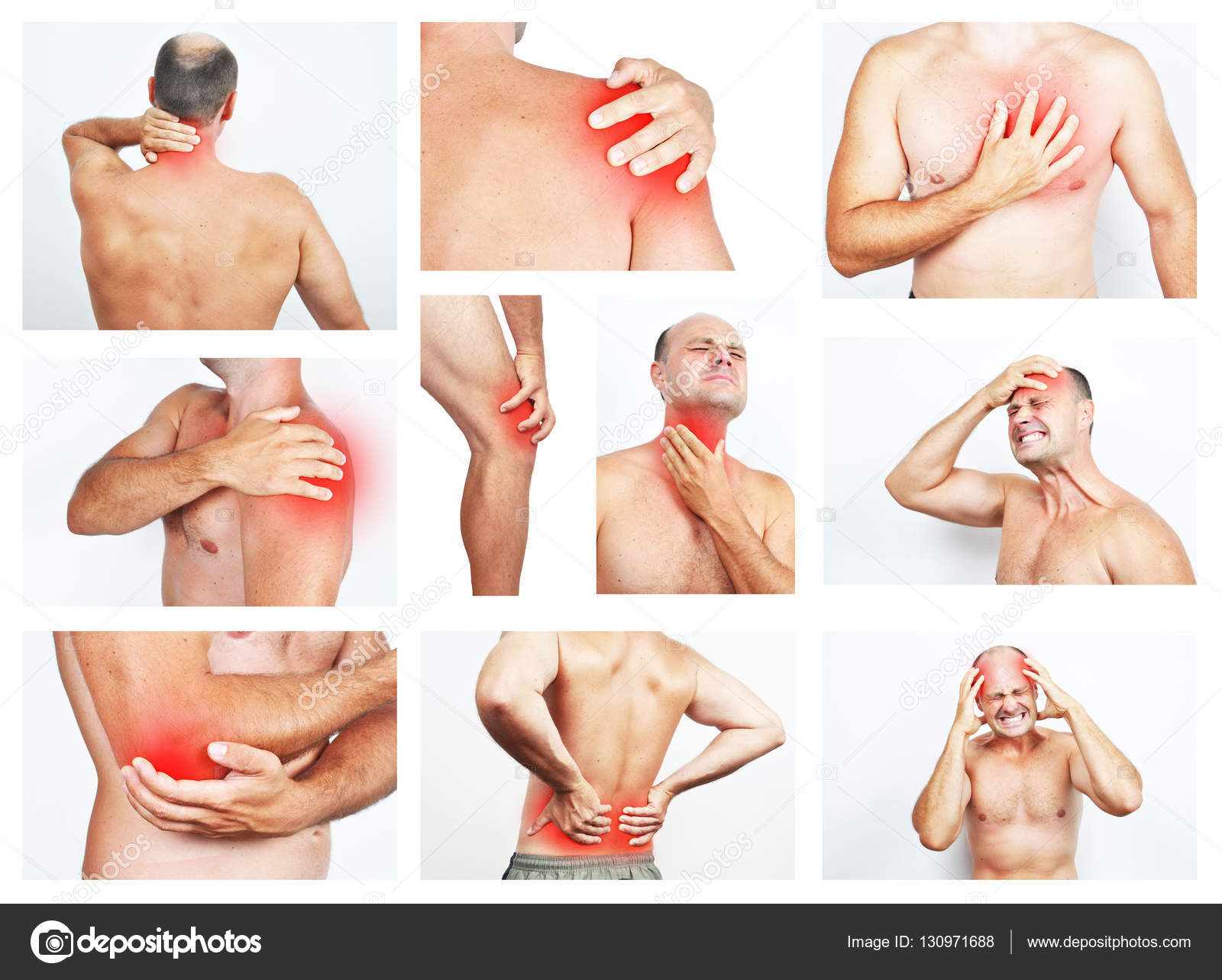 This image represents different types of aches.