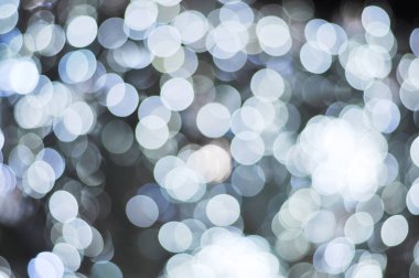 Gümüş Noel bokeh