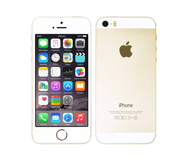 Chlumcany, Çek Cumhuriyeti, 21 Haziran 2015: Apple iphone 5'ler