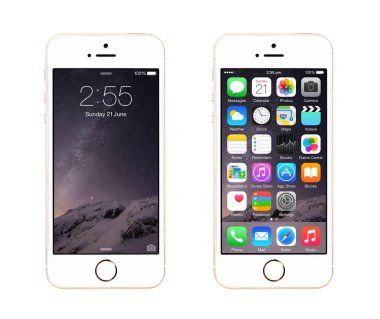 Chlumcany, Çek Cumhuriyeti, 21 Haziran 2015: Apple iphone 5'ler