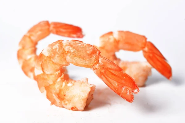 Cooked shrimps isolated — Stock Photo, Image