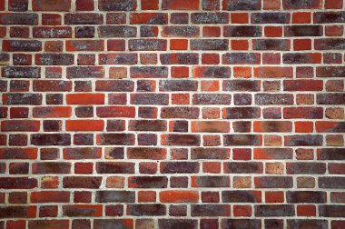 Kırmızı ve eski Brickwall