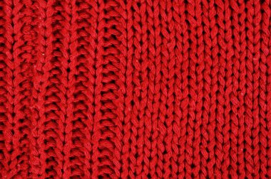 Kırmızı örgü sweather