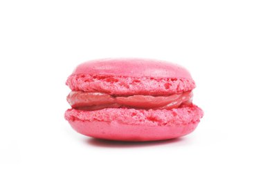 beyaz izole macaroons