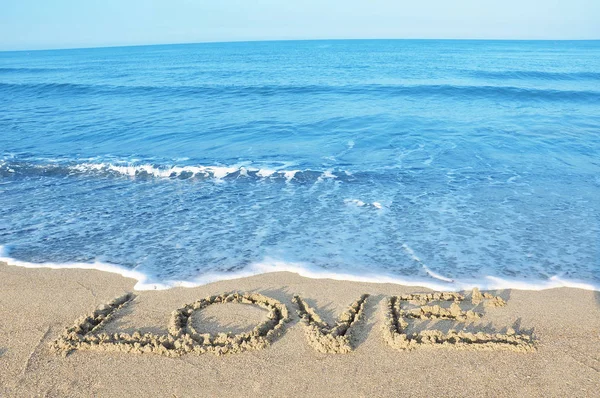 Amore sulla spiaggia — Foto Stock