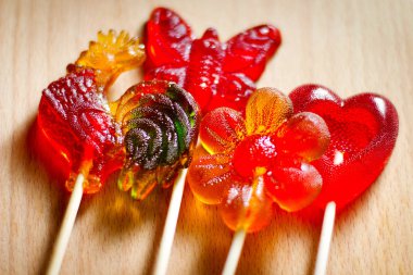 renkli Candy lolipop