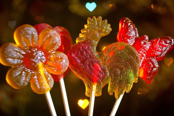 renkli Candy lolipop