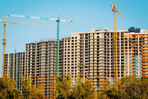 çok katlı binaların inşaatı