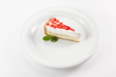 kek süzme peynir ve reçel