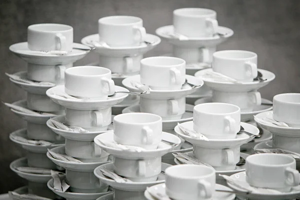 The pile of tea cups — Stock Photo, Image