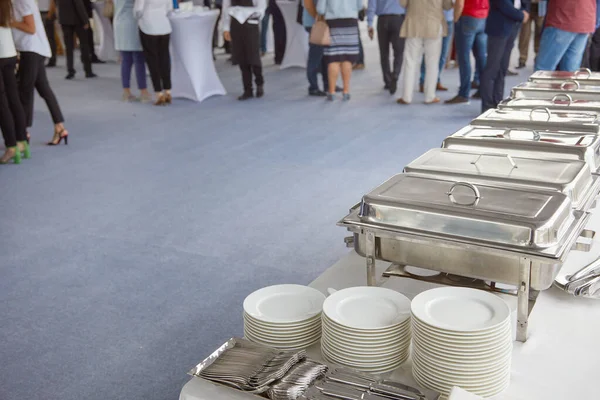 People Gathered Business Breakfast Discussing Business — Stock Photo, Image