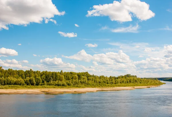 Desna Nehri kıyısında güzel bir piknik alanı.