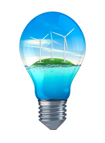 Begreppet hållbar energi — Stockfoto