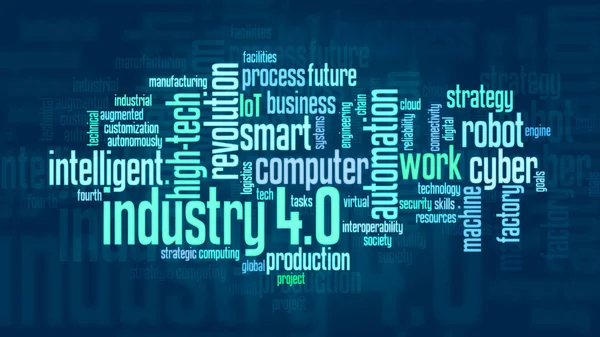 Concepto de industria 4.0 — Foto de Stock