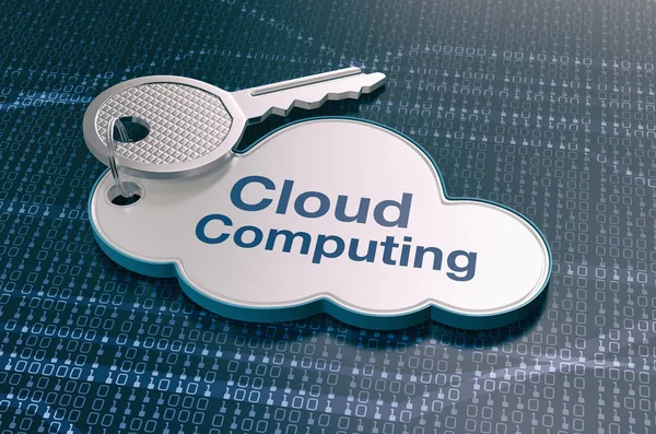 Koncepcja cloud computing — Zdjęcie stockowe