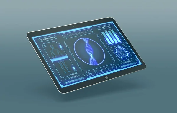 futuristic medical app