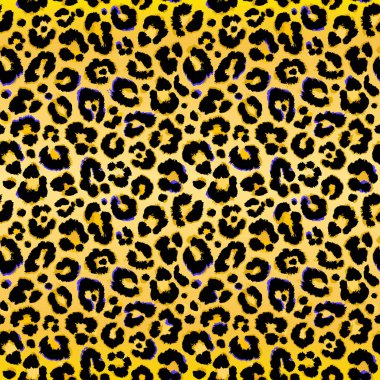 Kusursuz leopar deseni. Vektör. 