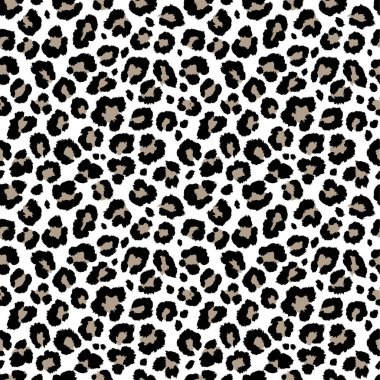 Kusursuz leopar deseni. Vektör. 