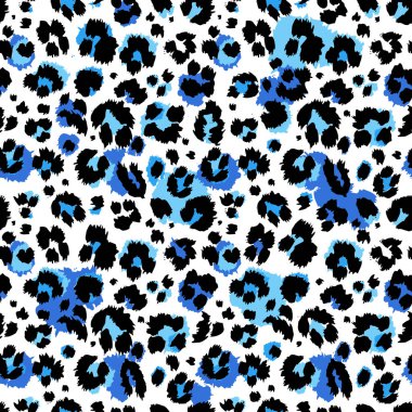Kusursuz leopar deseni. Vektör. 