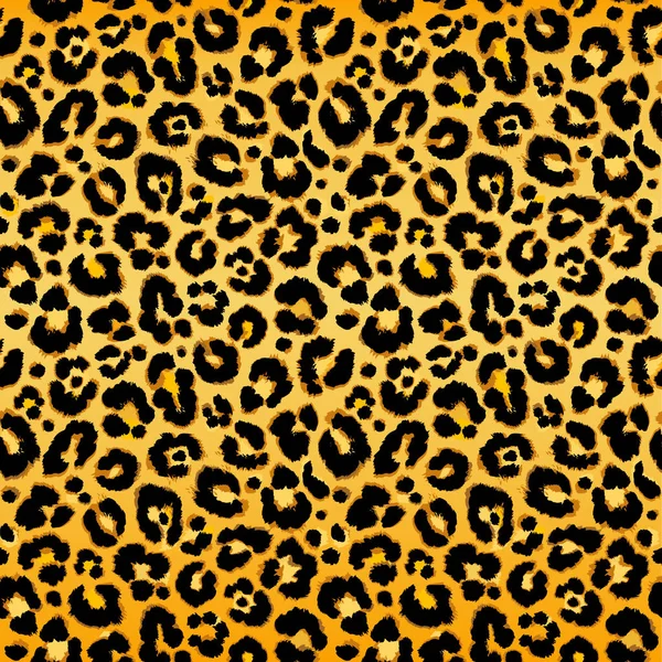 Seamless leopard pattern. Vector. — Stock Vector