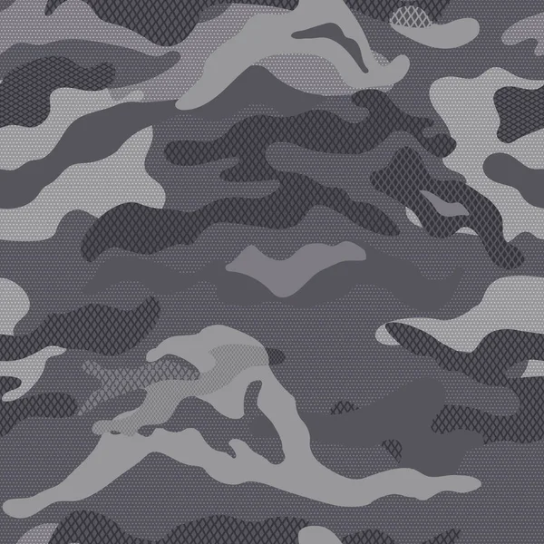 Modèle de camouflage vectoriel sans couture — Image vectorielle