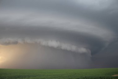 Mother Ship supercell thunderstorm clipart