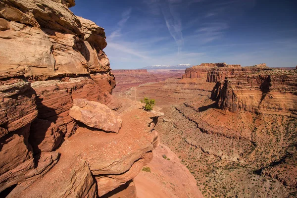 Vista em Canyonlands National Park em Utah . — Fotografia de Stock