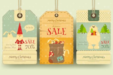 Noel satış Etiketler