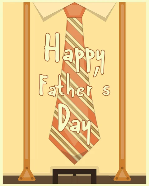 Fathers Day Card — Stock Vector