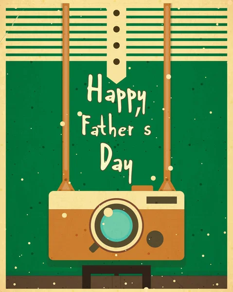 Fathers Day Card — Stock Vector