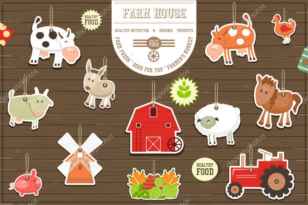 Farm Stickers Collection