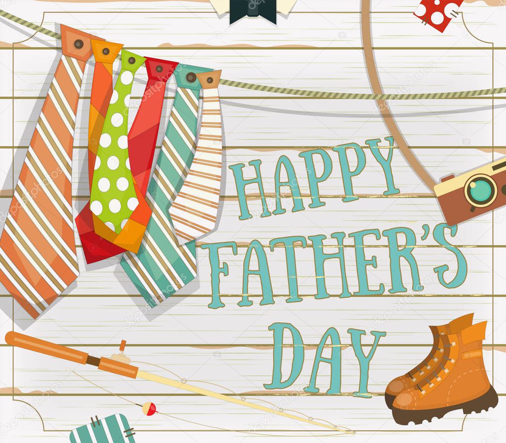 Happy Fathers Day Greeting Card