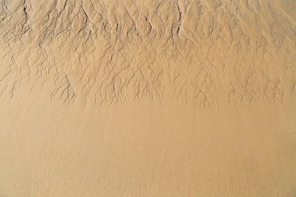 Strand Sand Wasser Markierung — Stockfoto