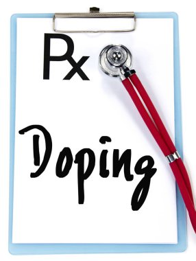 reçete üzerinde doping sözcük yazmak