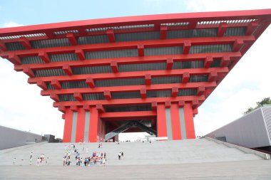 Shanghai, Çin - 10 Temmuz 2015 Palace, güzel sanatlar, Çin