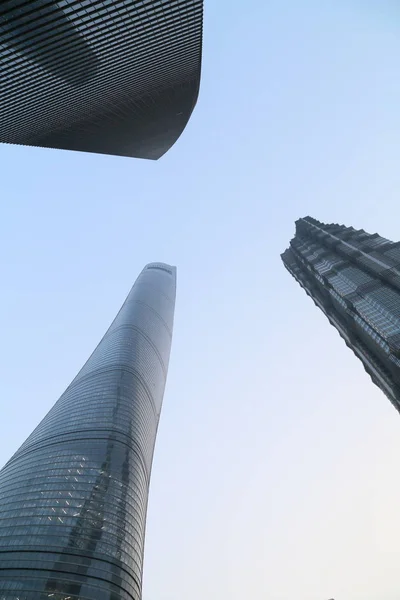 Szanghaj, Chiny - 14 lipca 2015 Shanghai globalne centrum finansowe — Zdjęcie stockowe