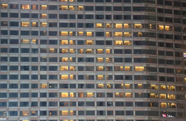 호텔 건물 야경 — 스톡 사진