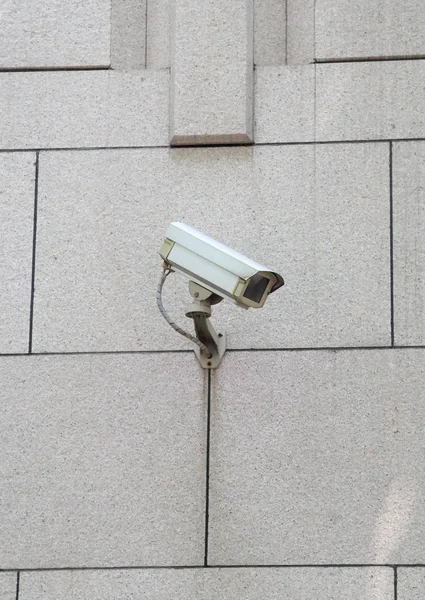 Telecamera di sorveglianza sul muro — Foto Stock