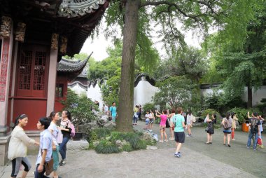 16 Temmuz 2015 yu Bahçe, Çin - Şangay 